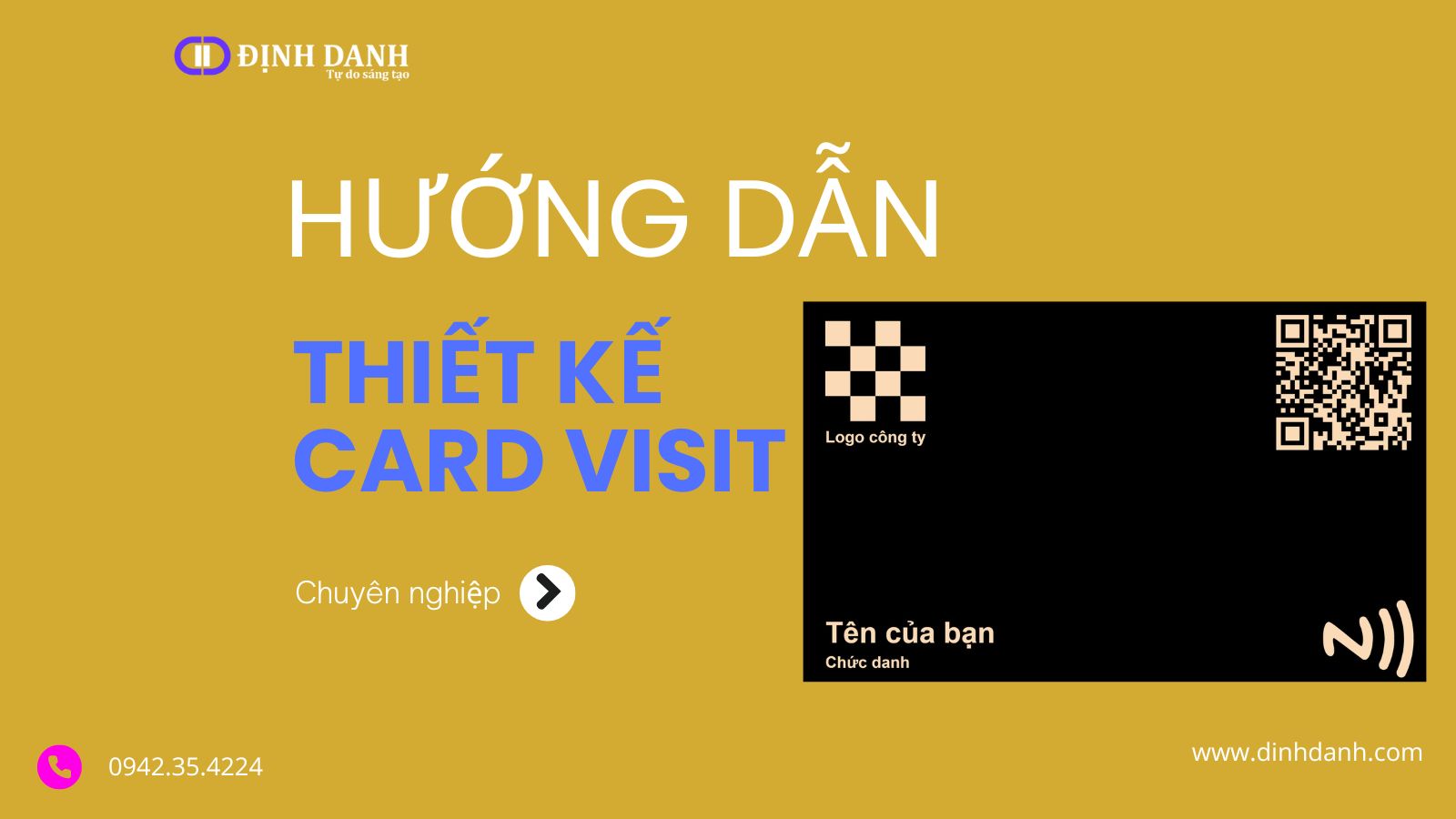 Hướng dẫn thiết kế card visit đẹp